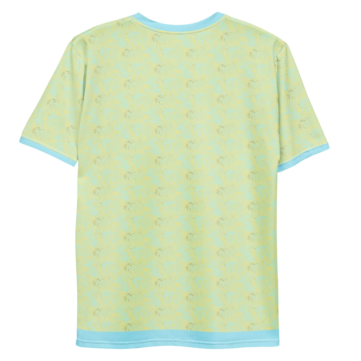 Men's Tropical Blue and Yellow Hawaiian T-shirt - RAGIMA Emporium