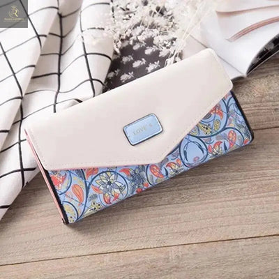 Fashion Women Leather Envelope Clutch Wallet Long Card Holder Purse Bag Handbag - RAGIMA Emporium