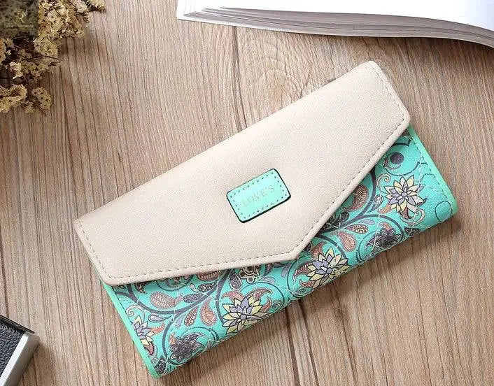 Fashion Women Leather Envelope Clutch Wallet Long Card Holder Purse Bag Handbag - RAGIMA Emporium