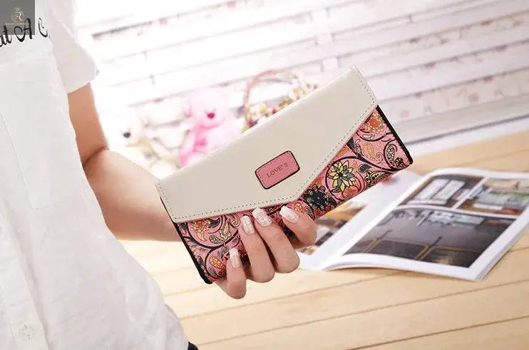 Fashion Women Leather Envelope Clutch Wallet Long Card Holder Purse Bag Handbag - RAGIMA Emporium