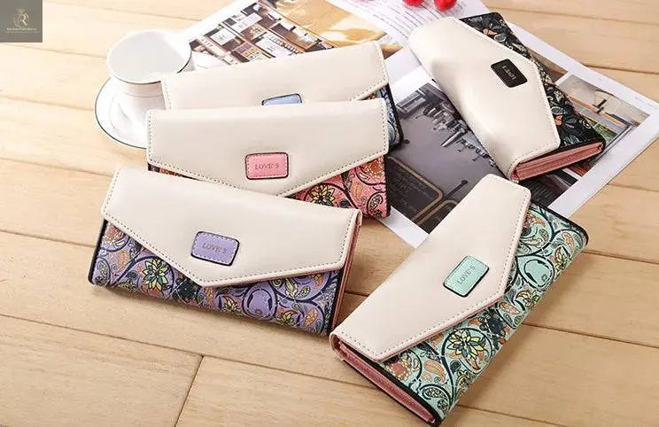 Fashion Women Leather Envelope Clutch Wallet Long Card Holder Purse Bag Handbag - RAGIMA Emporium