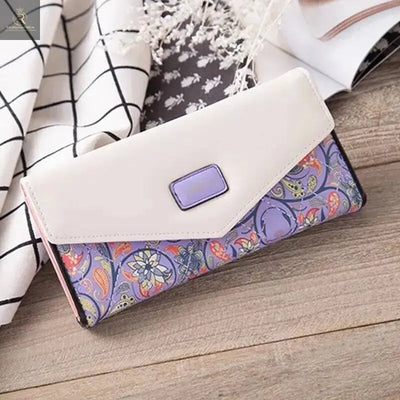 Fashion Women Leather Envelope Clutch Wallet Long Card Holder Purse Bag Handbag - RAGIMA Emporium