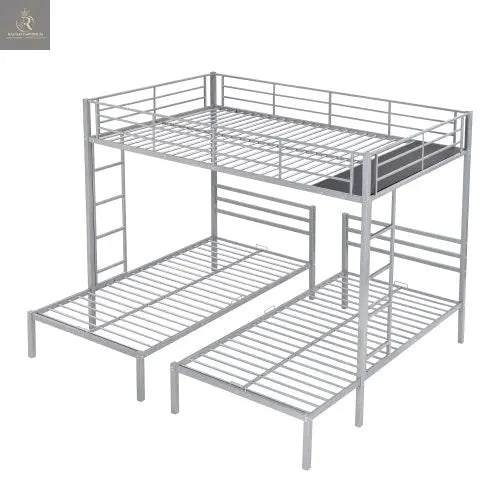 Full Over Twin Twin Size Bunk Bed With Built-in Shelf - RAGIMA Emporium