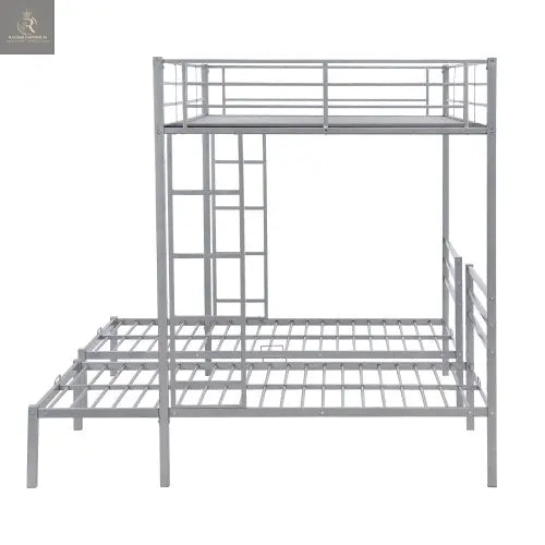 Full Over Twin Twin Size Bunk Bed With Built-in Shelf - RAGIMA Emporium