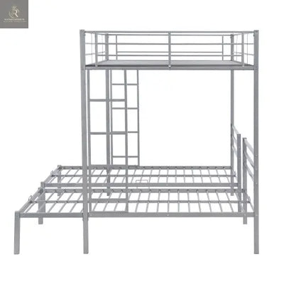 Full Over Twin Twin Size Bunk Bed With Built-in Shelf - RAGIMA Emporium