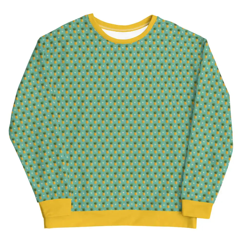 Women's Tropical Pineapple Print Sweatshirt - RAGIMA Emporium