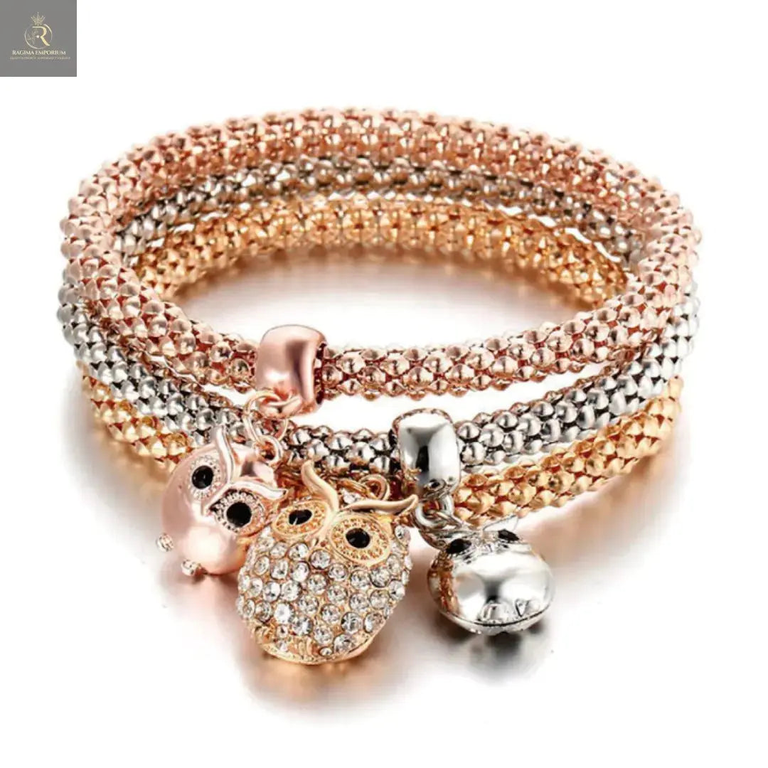 GSR Bracelet Set- Owl - RAGIMA Emporium