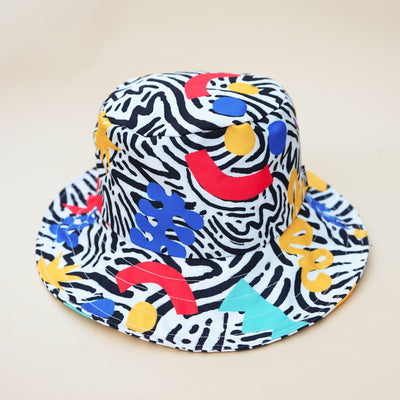 Multicolour Wide Bucket Hat - RAGIMA Emporium