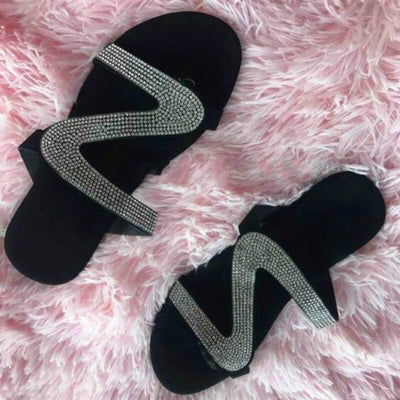 2021 Bling Bling Slides Women's Slippers for Summer Beach - RAGIMA Emporium