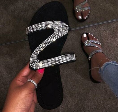 2021 Bling Bling Slides Women's Slippers for Summer Beach - RAGIMA Emporium