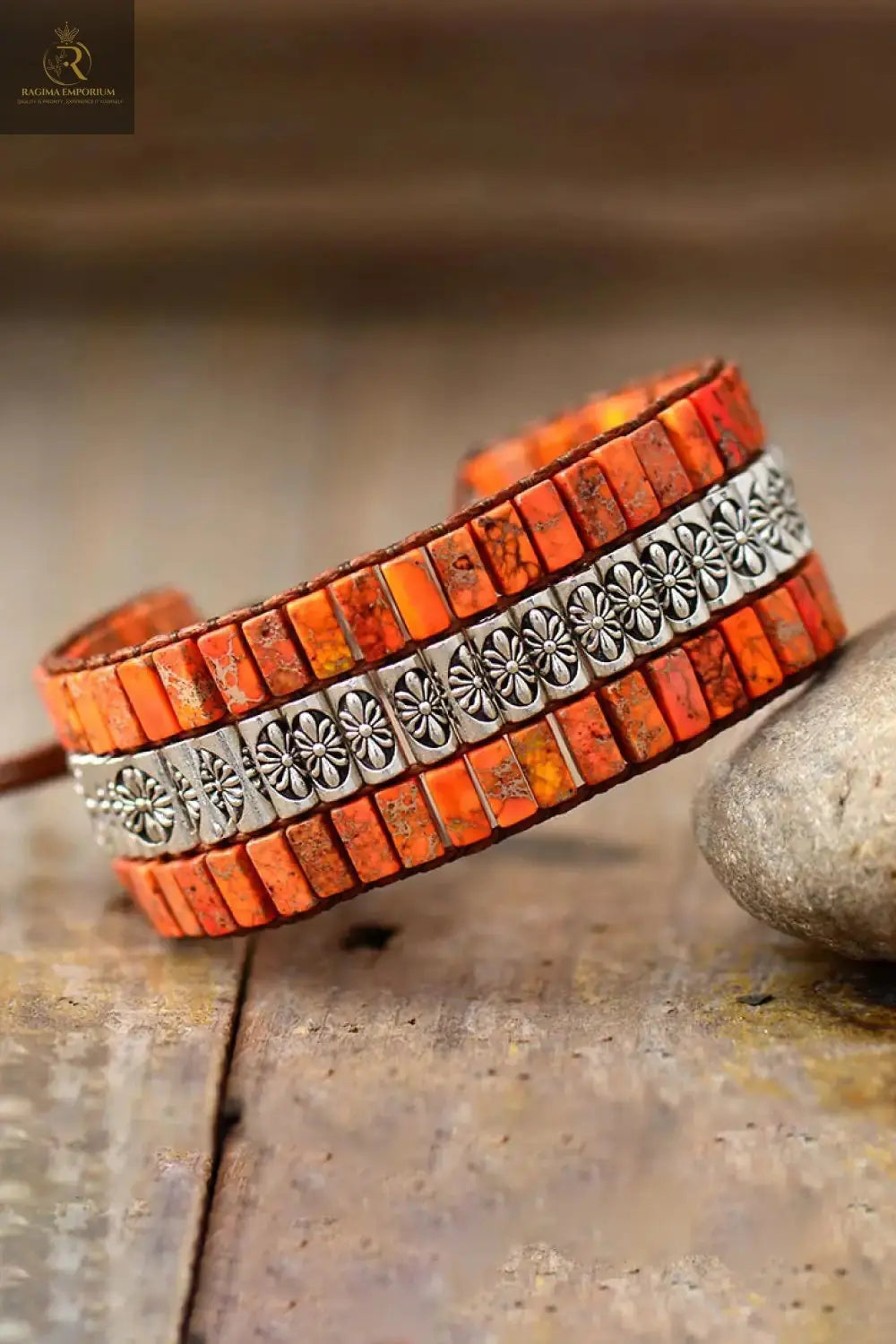 Handmade Triple Layer Natural Stone Bracelet - RAGIMA Emporium