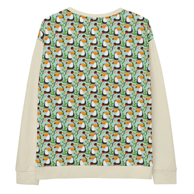 Men's Toucan Pattern Sweatshirt - RAGIMA Emporium