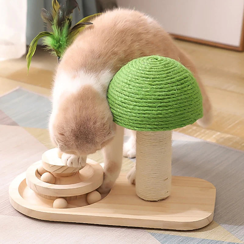 Pet Tree Scratching Post with Toy - RAGIMA Emporium