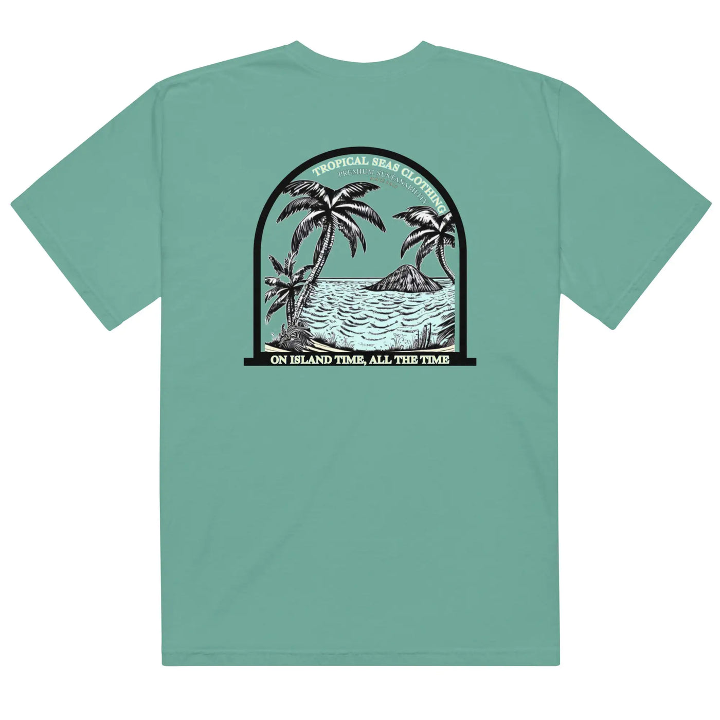 Men’s Island Time, All the Time Heavyweight T-Shirt - RAGIMA Emporium