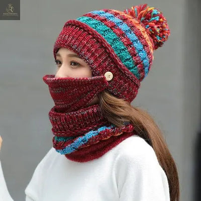 Korean winter knitted hat - RAGIMA Emporium