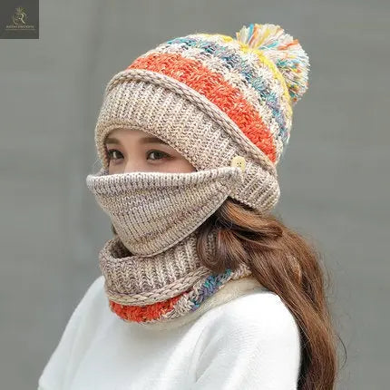 Korean winter knitted hat - RAGIMA Emporium