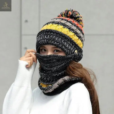 Korean winter knitted hat - RAGIMA Emporium