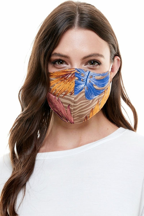 Reversible woven face mask reusable washable cloth mask - RAGIMA Emporium