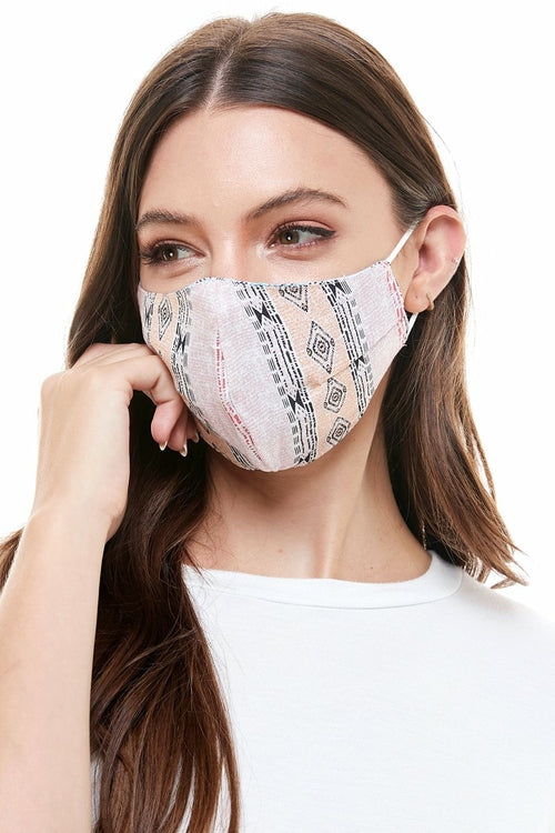 Reversible woven face mask reusable washable cloth mask - RAGIMA Emporium