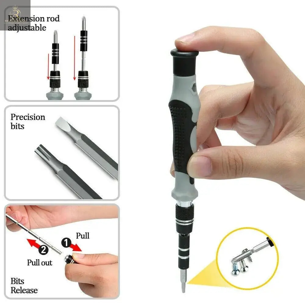 Magnetic Screwdriver Bit Set For iPhone Macbook Tool Kit Set Repair Watch 117PCS - RAGIMA Emporium