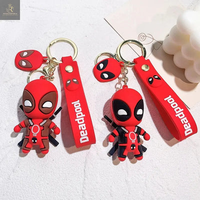 Marvel Cute Doll Pendant Anime Figures Deadpool Q Version Fashion - RAGIMA Emporium