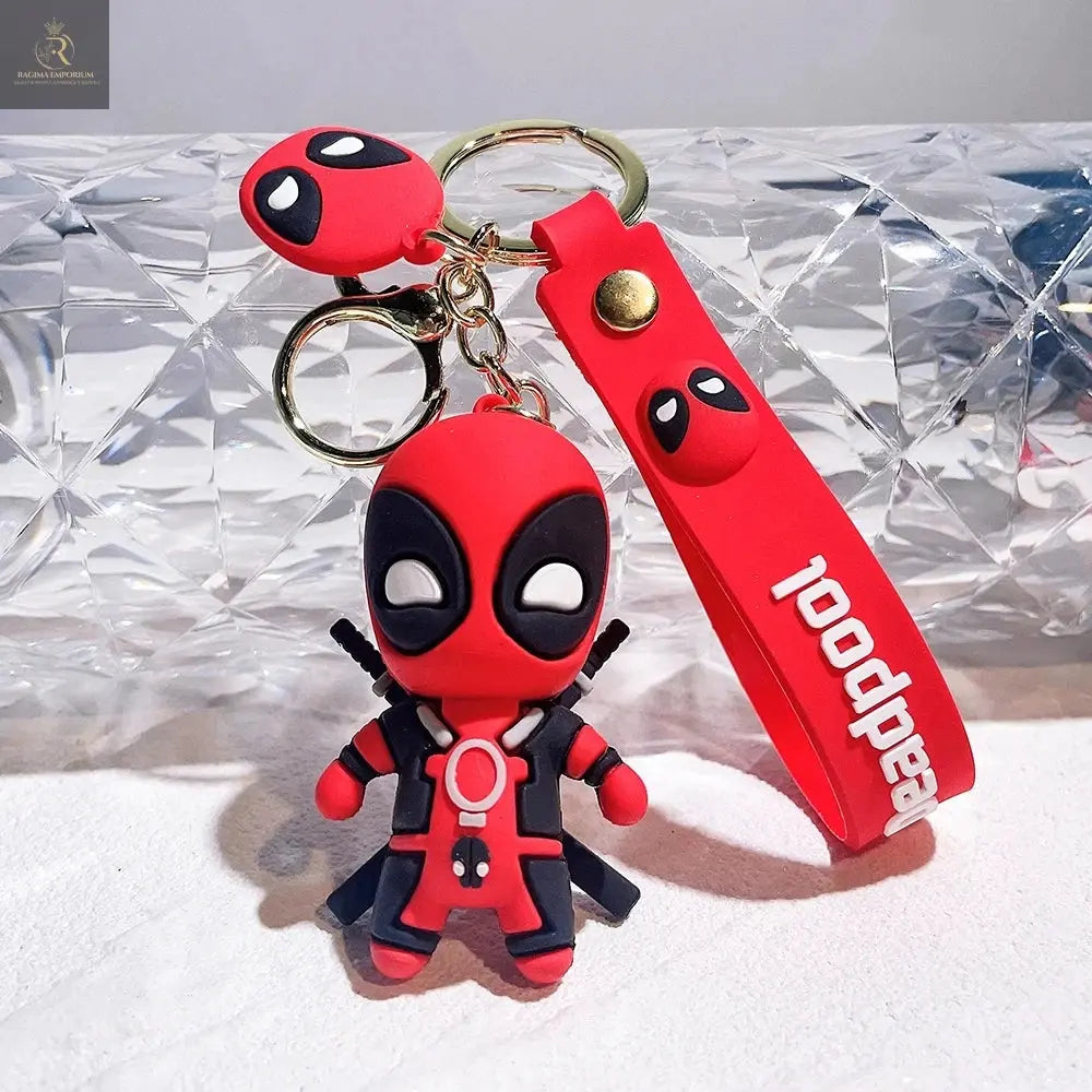 Marvel Cute Doll Pendant Anime Figures Deadpool Q Version Fashion - RAGIMA Emporium