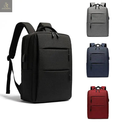 Men S Casual Business Computer Bag Usb Large Capacity Travel Student Outdoor Backpack - RAGIMA Emporium