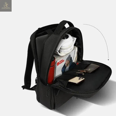 Men S Casual Business Computer Bag Usb Large Capacity Travel Student Outdoor Backpack - RAGIMA Emporium