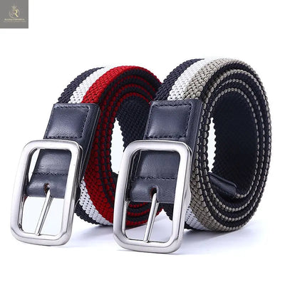 Men's Belt With Elastic Woven Japanese Buckle - RAGIMA Emporium