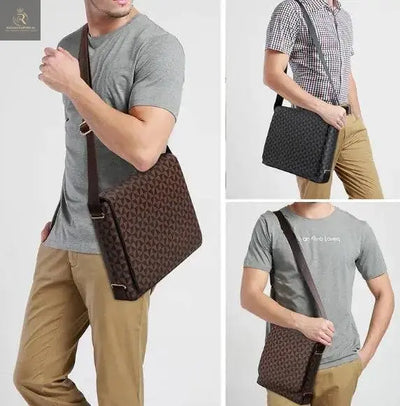 Men's Flap Shoulder Bag - RAGIMA Emporium