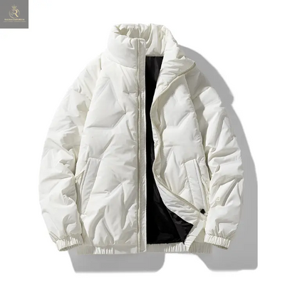 Mens High Collar Quilted Jacket - RAGIMA Emporium