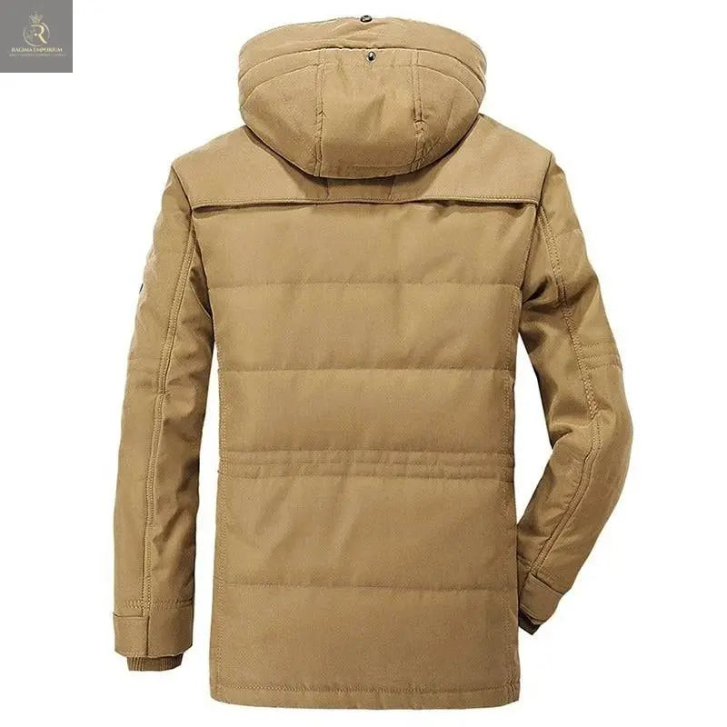 Mens Hooded Winter Parka Coat with Inner Fleece - RAGIMA Emporium