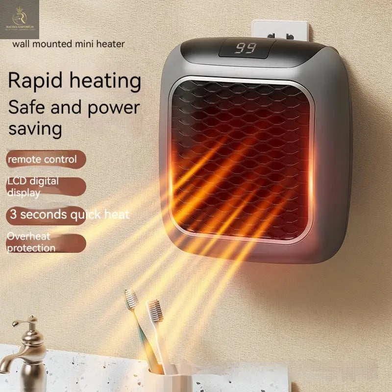 Mini Fan Heater Wall-mounted Dormitory Warm Artifact - RAGIMA Emporium