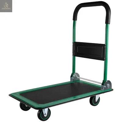 Mobile Platform Trolley Home Large Foldable Cart Cart Cart 330 Lb Capacity Heavy Duty Saving Space-Saving Foldable Swivel Pusher Flat Bed Car. - RAGIMA Emporium