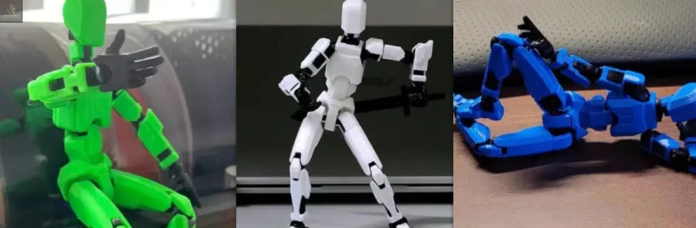 Multi-Jointed Movable Shapeshift Robot 2.0 3D Printed Mannequin Dummy Action Model Doll Toy Kid Gift - RAGIMA Emporium