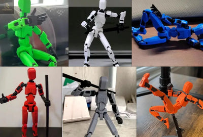 Multi-Jointed Movable Shapeshift Robot 2.0 3D Printed Mannequin Dummy Action Model Doll Toy Kid Gift - RAGIMA Emporium