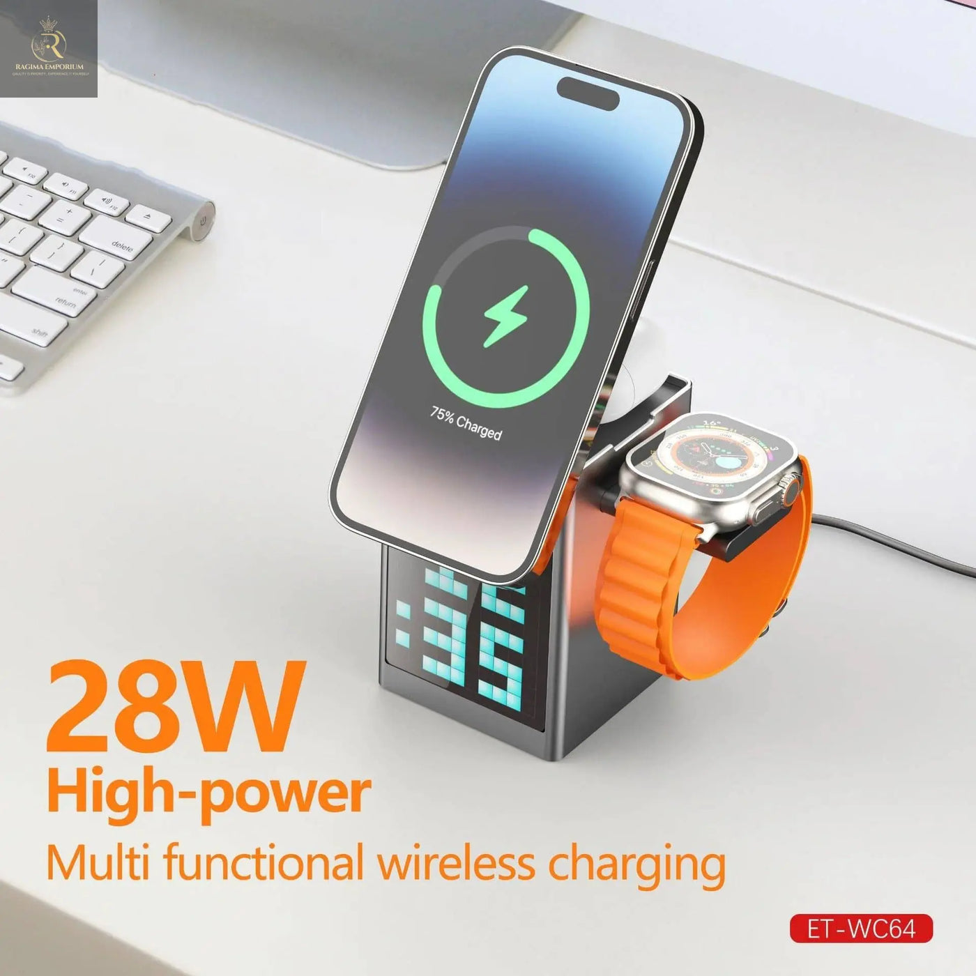 Multifunctional Five-in-one Magnetic Wireless Charger - RAGIMA Emporium