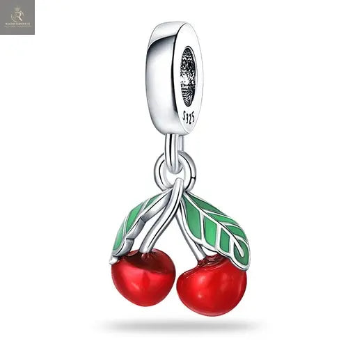 New 925 Silver Color Strawberry Cherry Fruit Series Charms Beads Fit - RAGIMA Emporium