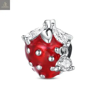 New 925 Silver Color Strawberry Cherry Fruit Series Charms Beads Fit - RAGIMA Emporium