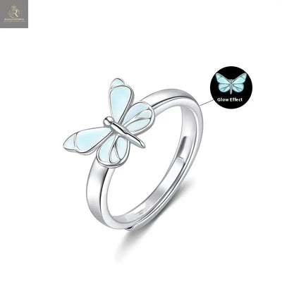 New Blue Color Luminous Smart Ring - RAGIMA Emporium