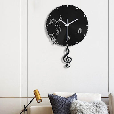 Modern Simple And Fashionable Notes Creative Wall Clock - RAGIMA Emporium