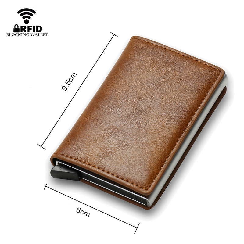 Credit Card Holder Smart Minimalist Wallet Pocket Men Women Slim Cardholder Bank Secure Creditcard Case - RAGIMA Emporium