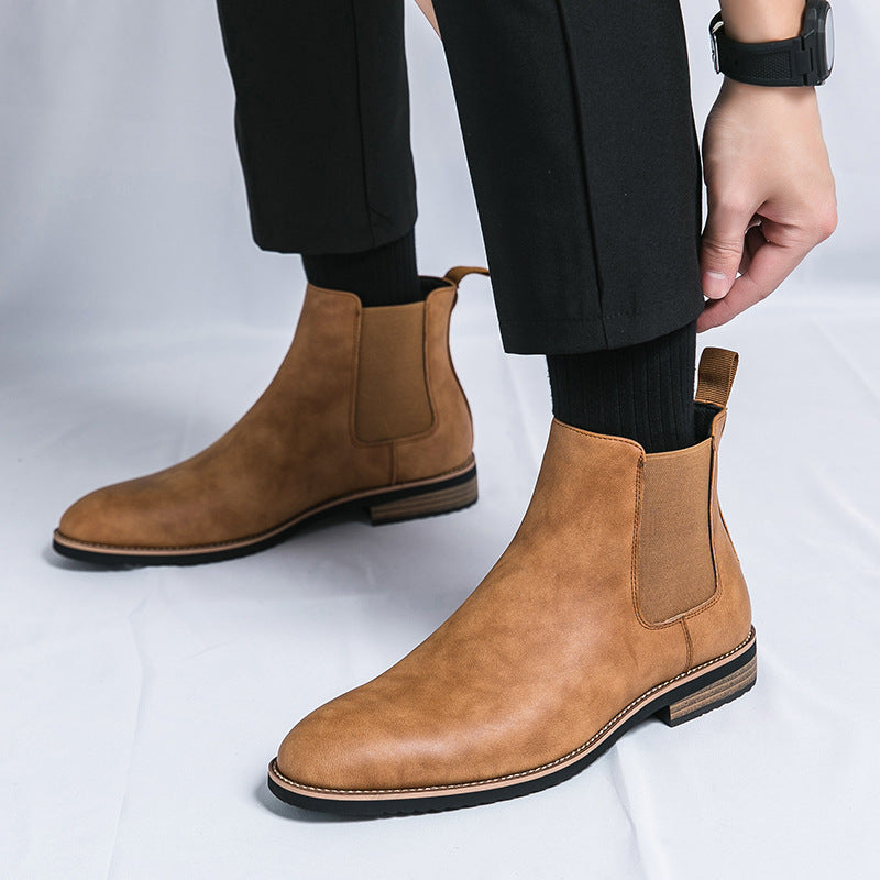 Casual British Style Retro Fashion Pointed Martin Boots - RAGIMA Emporium