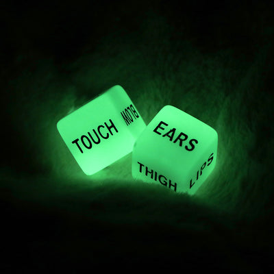 1 Pair Love Dice Glow in Dark Funny Sex Dice Toy - RAGIMA Emporium