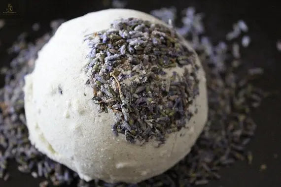 Organic Bath Bomb Calm Bomb- TWO SIZES lavender - RAGIMA Emporium