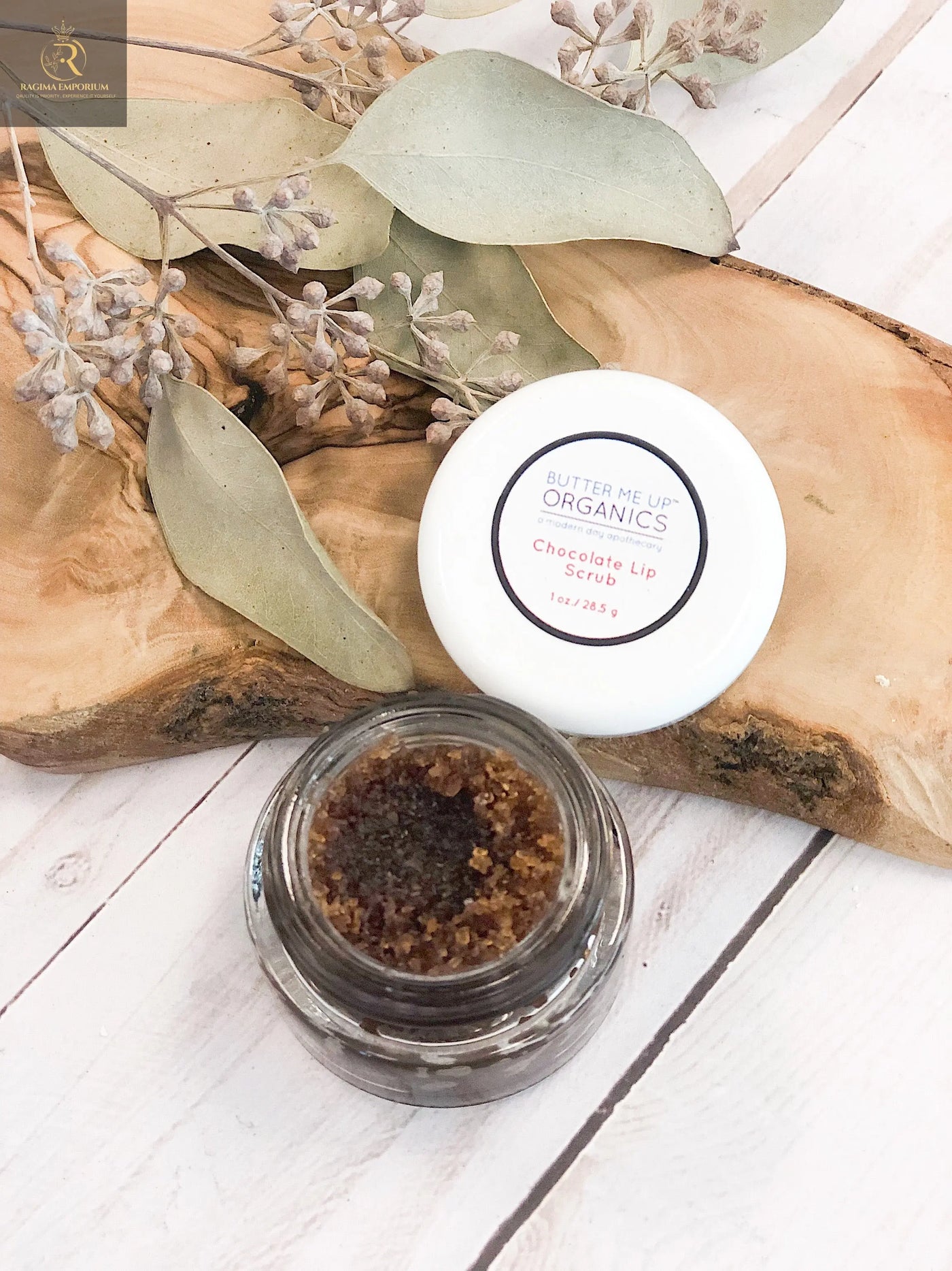 Organic Chocolate Lip Scrub Flaky Chapped Lips - RAGIMA Emporium