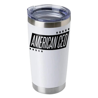 10 Stars American CEO 20oz Insulated Vacuum Sealed Tumbler - RAGIMA Emporium