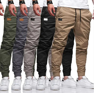 Youth Fashion Casual Tether Loose Cargo Ankle Banded Pants - RAGIMA Emporium