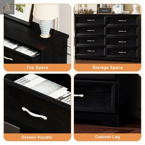 Particle Board With 8 Drawers Dressing Table - RAGIMA Emporium