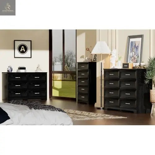 Particle Board With 8 Drawers Dressing Table - RAGIMA Emporium